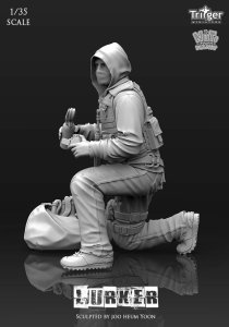 画像2: ナッツプラネット[T35008]1/35 ラーカー 火炎瓶で待ち伏せる男 (2)