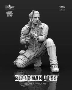 画像8: ナッツプラネット[T35010]1/35 ライフルマンジェス「ここは死守する」 (8)