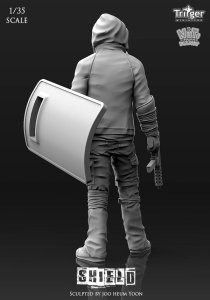 画像3: ナッツプラネット[T35015]1/35 シールド この盾はまだ持つぜ (3)