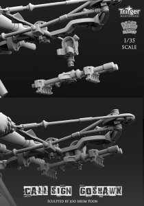 画像8: ナッツプラネット[T35022]1/35 コールサインはゴスホーク コンパウンドボウを持つ女斥候 (8)