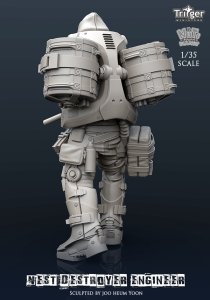 画像5: ナッツプラネット[T35033]1/35 ネストデストロイヤーエンジニア ネストデストロイヤー達を援護する機械屋 (5)