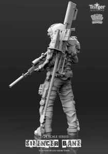 画像5: ナッツプラネット[T75027]1/24 「遠距離射撃の名手」 サイレンサーベイン(75mm) (5)