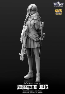 画像4: ナッツプラネット[T75028]1/24 新入りの刀剣使いリリー (4)