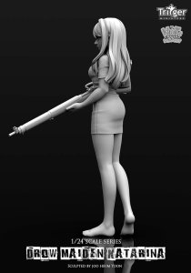 画像2: ナッツプラネット[T75033]1/24ドローメイデンカタリナ 次の目標を定める乙女 (2)