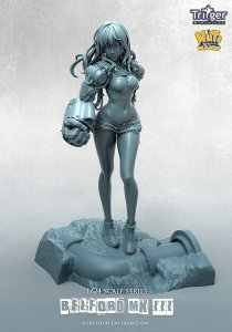 画像8: ナッツプラネット[T75035]1/24(75mm) ゴリラアームを装着したサイボーグ少女 ベルフォードMKIII (8)
