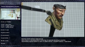 画像12: ナッツプラネット[MH`s_Full set]MH`sアクリルフィギュア塗装チュートリアル（フルセット)工程動画USBメモリー＆教材＋英将校胸像セット (12)