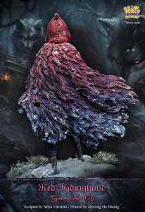 画像6: ナッツプラネット[NP-75006]1/24 血染めの短剣を握る赤ずきん (6)