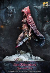 画像8: ナッツプラネット[NP-75006]1/24 血染めの短剣を握る赤ずきん (8)