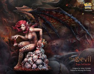 画像5: ナッツプラネット[NP-75011]1/24 眼球を好んで集める女の悪魔 (5)