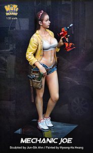 画像9: ナッツプラネット[NP-90001]1/20 現代 メカニックガール　ジョー (9)