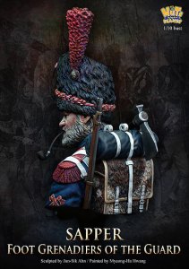 画像7: ナッツプラネット[NP-B022]1/10 1810年 フランス近衛連隊 斧を担ぐ工兵 (7)