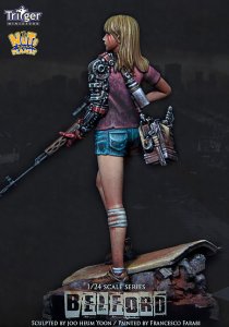 画像5: ナッツプラネット[T75010]1/24 狙撃ライフルを持つサイボーグ少女 ベルフォード (5)