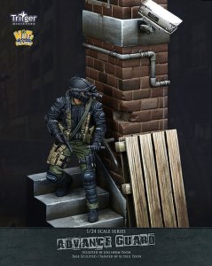 画像1: ナッツプラネット[T75011]1/24 俺が仕留める サイレンサーを付ける元特殊部隊員 斥候 (1)