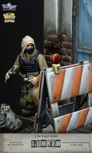 画像1: ナッツプラネット[T75015]1/24 ルッカー 火炎瓶で待ち伏せる男 (1)