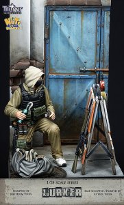 画像4: ナッツプラネット[T75015]1/24 ルッカー 火炎瓶で待ち伏せる男 (4)