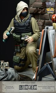 画像7: ナッツプラネット[T75015]1/24 ルッカー 火炎瓶で待ち伏せる男 (7)