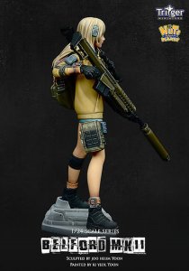 画像7: ナッツプラネット[T75020]1/24 アンチマテリアルライフルとサイボーグ少女 ベルフォードMK2 (7)