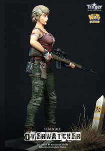 画像2: ナッツプラネット[T90001]1/20 敵を監視する女スナイパー (2)