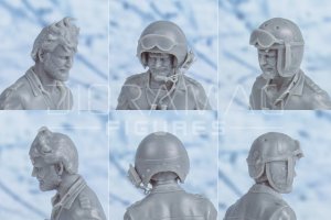画像5: ディオラマグ・フィギュア[DF 003]1/35 現用 イスラエル 1950-70年代の戦車兵 戦車長(ヘッド3個付) (5)