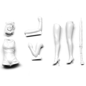 画像3: SOL MODEL[C317]1/20 MASCOT GIRL 1 (3)