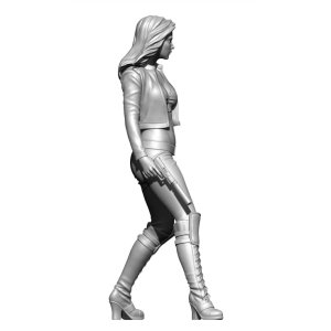 画像4: SOL MODEL[C723]1/24 レザージャケットを着たテラ (4)