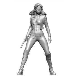 画像2: SOL MODEL[C727]1/9 レザージャケットを着たテラ (2)