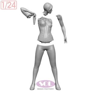 画像5: SOL MODEL[C733]1/24 女性戦士マーゴット (5)