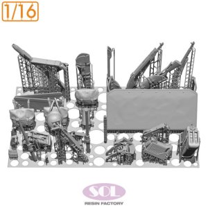 画像5: SOL MODEL[MM1000]1/16 WWII アメリカ 1/4トン汎用トラック ディテールアップセット(タコム用) (5)