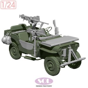 画像2: SOL MODEL[MM1001]1/24 WWII アメリカ 1/4トン汎用トラック ディテールアップセット (2)