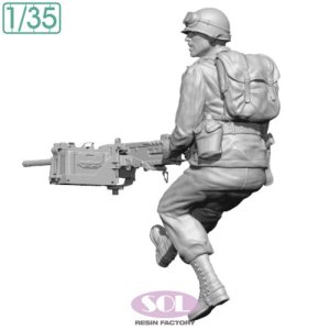 画像3: SOL MODEL[MM1003]1/35 WWII アメリカ陸軍 M3A1ハーフトラック用 M2 .50口径重機関銃手 (3)
