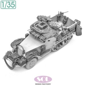 画像1: SOL MODEL[MM1006]1/35 WWII アメリカ M3A1ハーフトラック アクセサリーセット(ドラゴン用) (1)