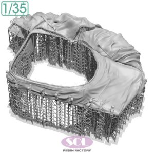 画像3: SOL MODEL[MM1007]1/35 WWII アメリカ M3A1ハーフトラック キャンバストップ(ドラゴン用) (3)