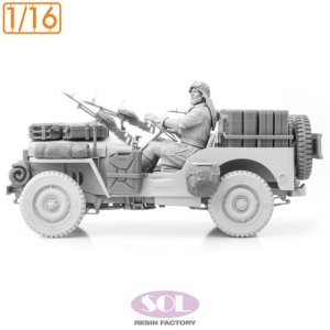 画像2: SOL MODEL[MM1009]1/16 WWII イギリス SAS 1/4トン4x4パトロールカー コンバージョンキット Ver.2(タコム用) (2)