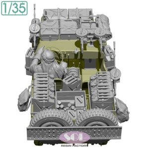 画像2: SOL MODEL[MM1011]1/35 WWII イギリス SAS 1/4トン4x4パトロールカー コンバージョンキット Ver.2 (2)