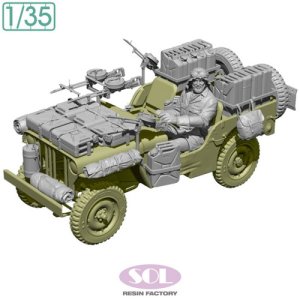 画像3: SOL MODEL[MM1011]1/35 WWII イギリス SAS 1/4トン4x4パトロールカー コンバージョンキット Ver.2 (3)