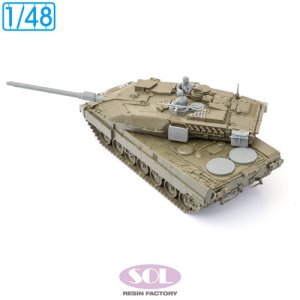 画像2: SOL MODEL[MM1015]1/48 現用 ドイツ レオパルト2 A7V主力戦車 ディテールアップセット(タミヤ用) (2)
