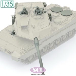 画像1: SOL MODEL[MM1022]1/35 現用 ドイツ レオパルト2 A7V主力戦車 ディテールアップセット(タミヤ用) (1)