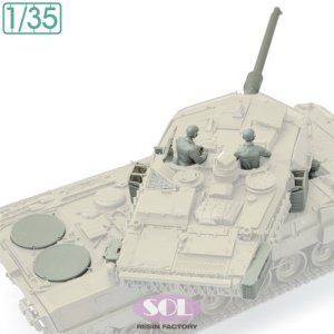 画像2: SOL MODEL[MM1022]1/35 現用 ドイツ レオパルト2 A7V主力戦車 ディテールアップセット(タミヤ用) (2)