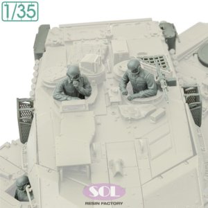 画像3: SOL MODEL[MM1022]1/35 現用 ドイツ レオパルト2 A7V主力戦車 ディテールアップセット(タミヤ用) (3)