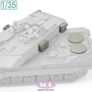 画像4: SOL MODEL[MM1023]1/35 現用 ドイツ レオパルト2 A7V主力戦車 メッシュパーツセット(タミヤ用) (4)