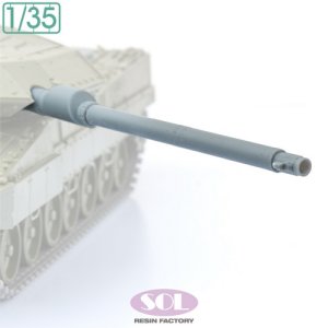 画像2: SOL MODEL[MM1024]1/35 現用 ドイツ レオパルト2 A7V主力戦車 主砲身(タミヤ用) (2)