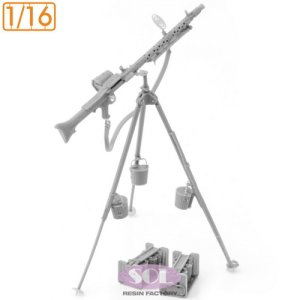 画像3: SOL MODEL[MM1036]1/16 WWII ドイツ MG34対空機関銃 ドラム型弾倉付 (3)