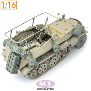 画像3: SOL MODEL[MM1048]1/16 WWII ドイツ Sd.Kfz.250/3軽装甲無線車 ディテールアップセット(ダスヴェルク用) (3)
