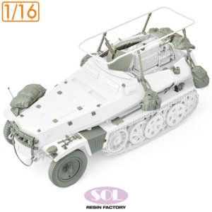 画像4: SOL MODEL[MM1048]1/16 WWII ドイツ Sd.Kfz.250/3軽装甲無線車 ディテールアップセット(ダスヴェルク用) (4)