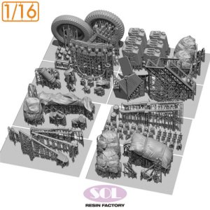 画像5: SOL MODEL[MM1048]1/16 WWII ドイツ Sd.Kfz.250/3軽装甲無線車 ディテールアップセット(ダスヴェルク用) (5)
