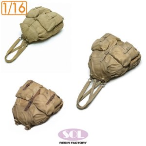 画像1: SOL MODEL[MM1051]1/16 WWII ドイツ M41型熱帯地用リュックサックセット(3個入) (1)