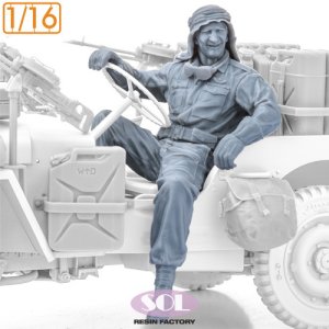 画像2: SOL MODEL[MM1053]1/16 WWII イギリス SAS特殊部隊の操縦手 (2)