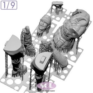 画像5: SOL MODEL[MM1064]1/9 WWII ドイツ Sd.Kfz.250/3軽装甲無線車 指揮官 (5)