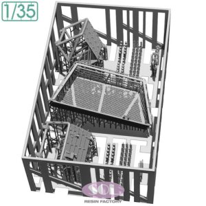 画像3: SOL MODEL[MM1067]1/35 現用 イスラエル メルカバMk.3 BAZ/D用バスケット ディテールアップセット(モンモデル用) (3)