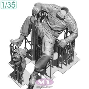 画像3: SOL MODEL[MM1068]1/35 WWII イギリス SAS特殊部隊の操縦手 (3)
